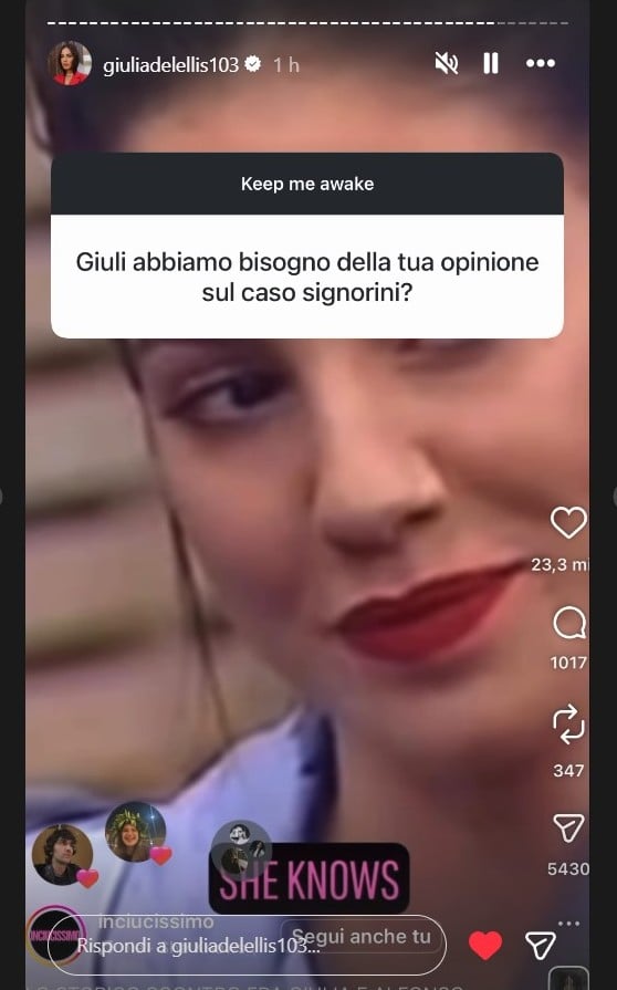 Giulia De Lellis e la frecciatina contro Alfonso Signorini 2