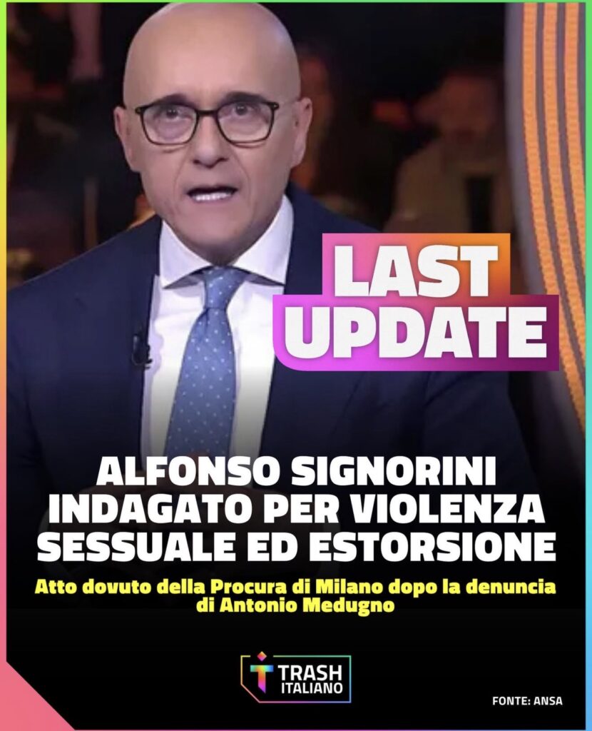 Alfonso Signorini indagato 2