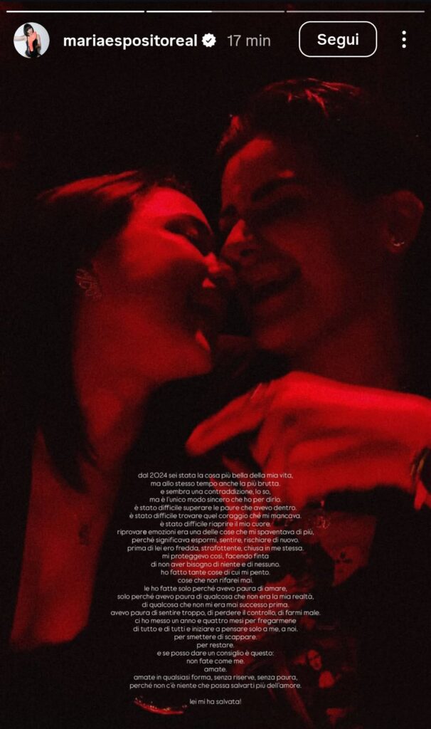 Maria Esposito fa coming out 2