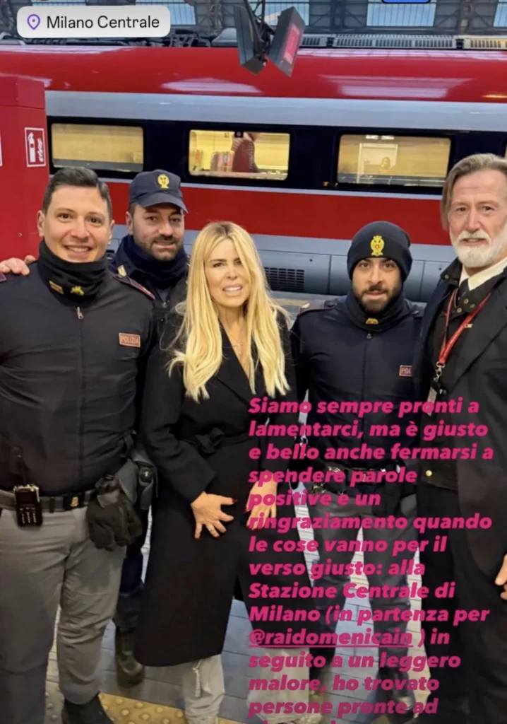 Loredana Lecciso sviene in stazione 6