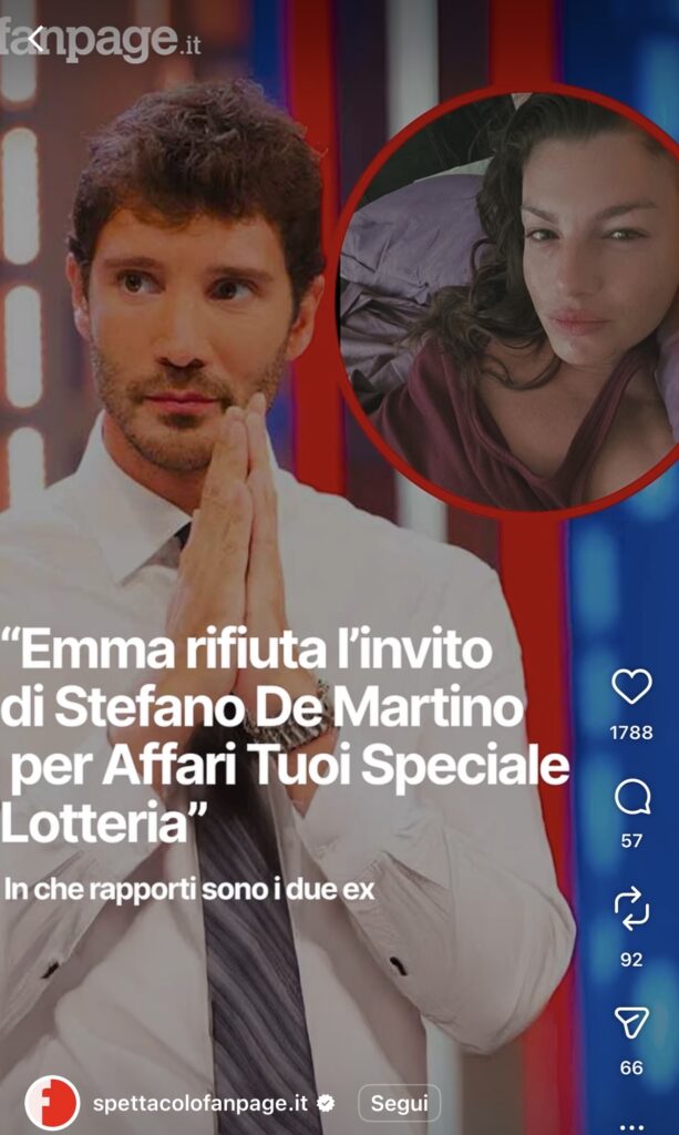Emma e quel no a Stefano De Martino 2
