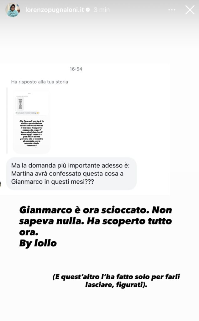 Uomini e donne, Ciro rivela di aver sentito Martina durante il trono, la reazione di Gianmarco 2