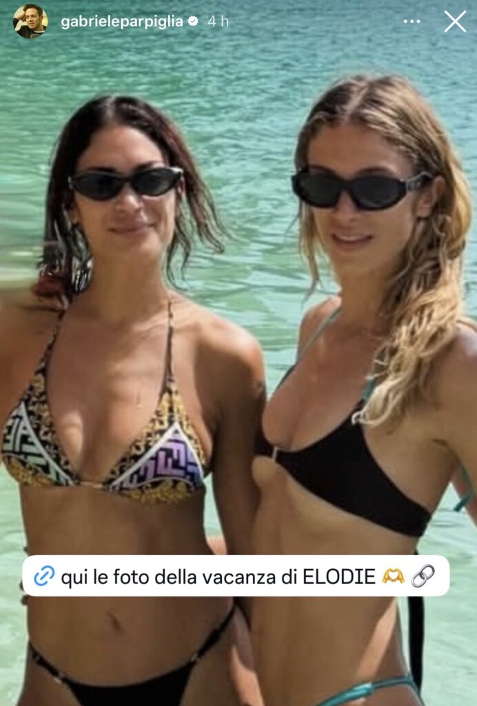 Elodie beccata in vacanza con la sua ballerina 2