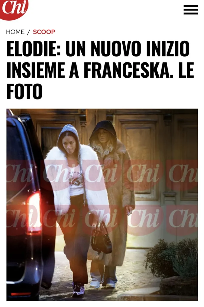 Elodie esce allo scoperto con Francesca 3