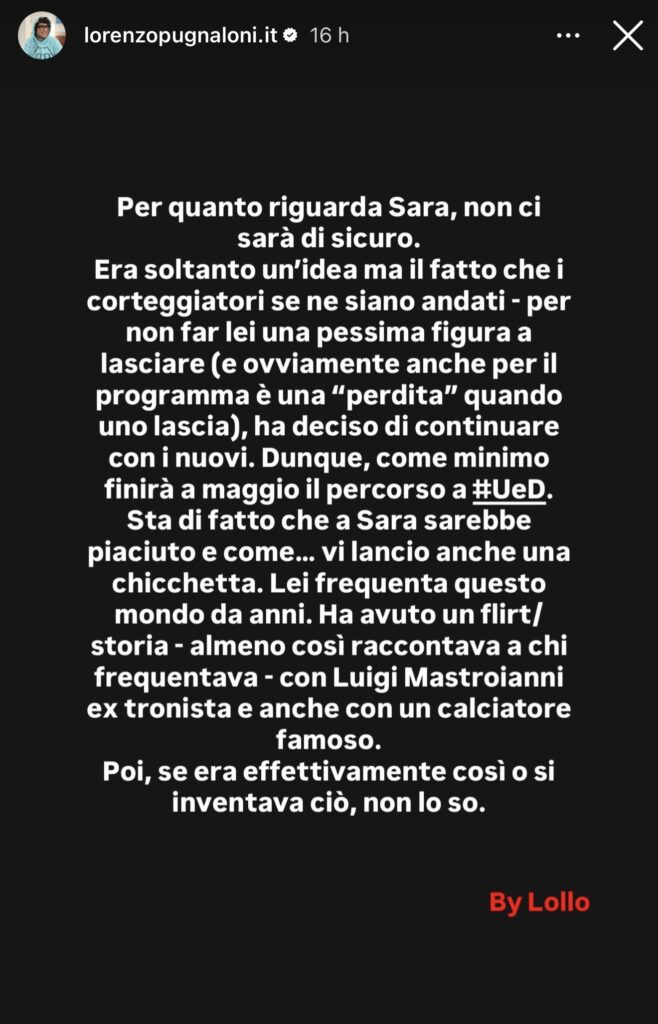 Grande Fratello, Sara dal trono al reality 2