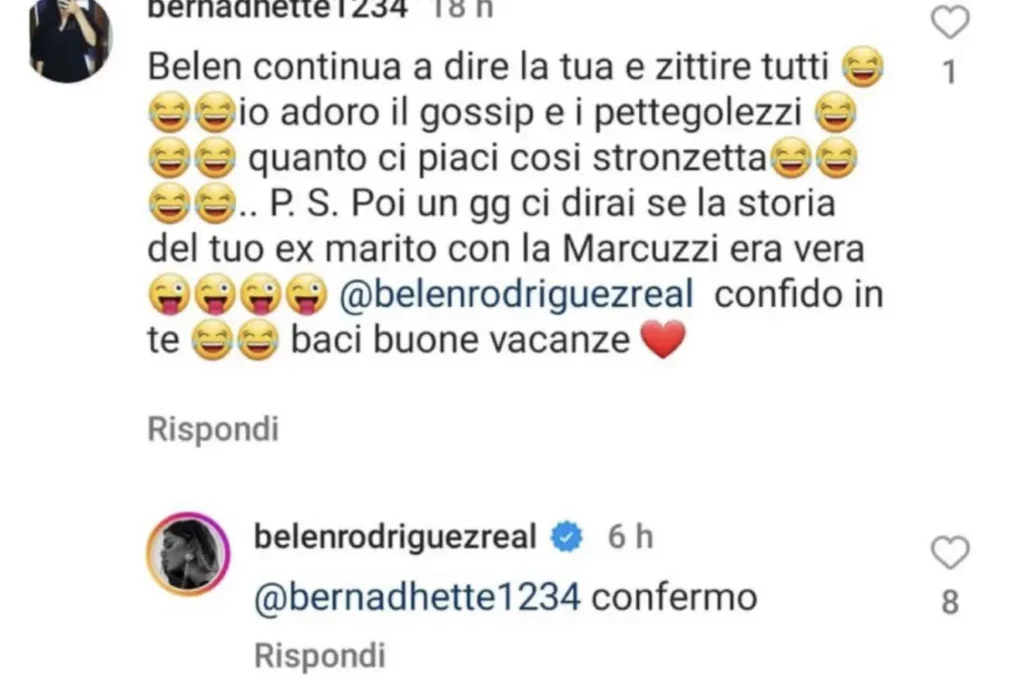 Alessia Marcuzzi e Belen Rodriguez, nuove tensioni 2