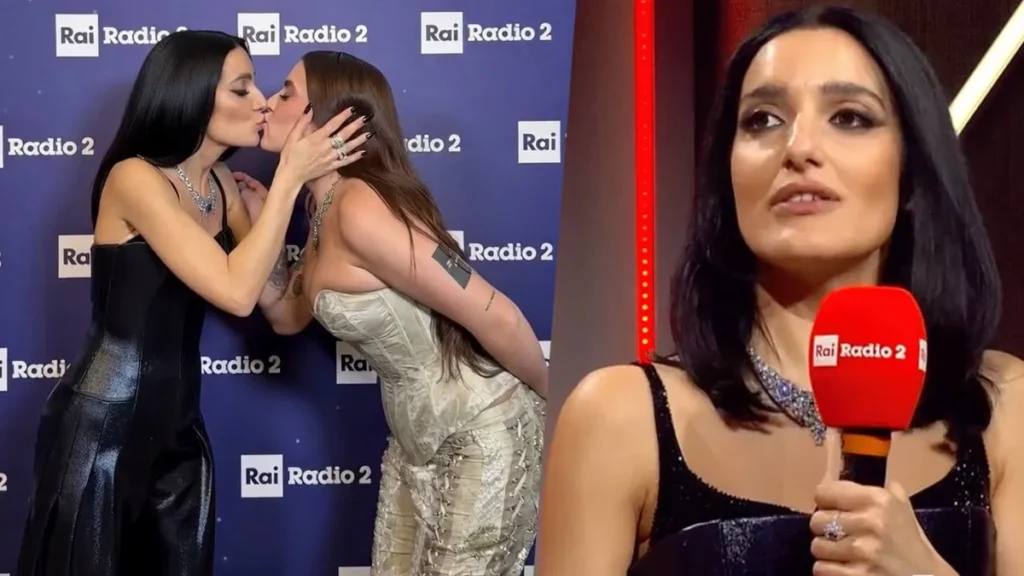 Sanremo 2026, Levante e Gaia si baciano dopo la puntata 2