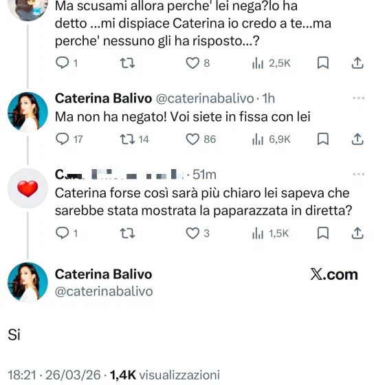 Shaila Gatta sorpresa dalla paparazzata a “La volta buona” interviene Caterina Balivo 3