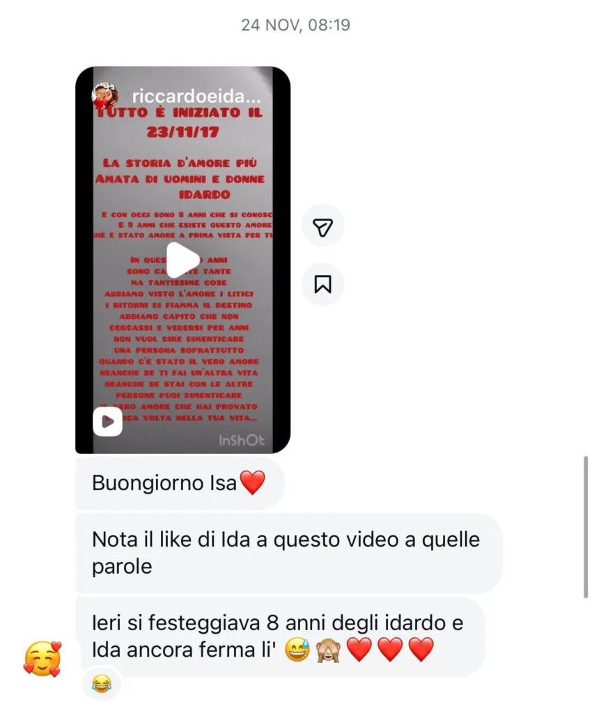 Uomini e donne, Ida e Riccardo di nuovo insieme? 3