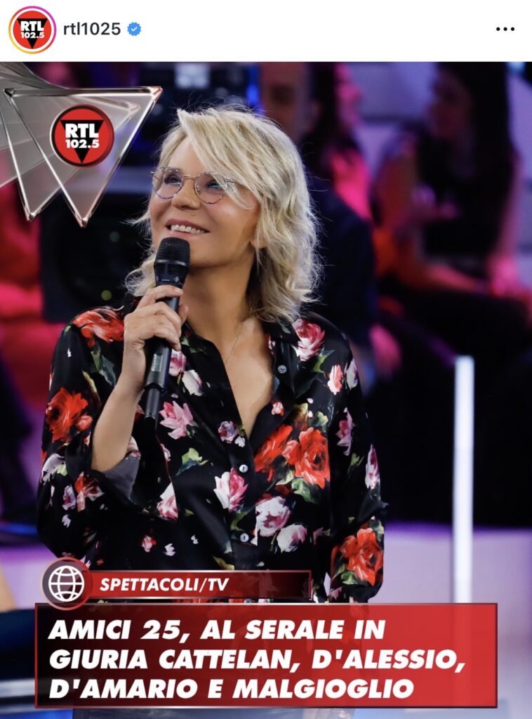 Amici di Maria De Filippi, ecco i quattro giudici 2