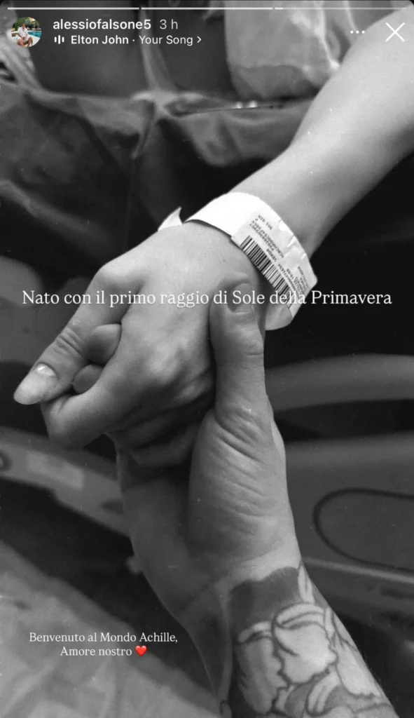 Grande Fratello, Alessio Falcone diventa papà 2