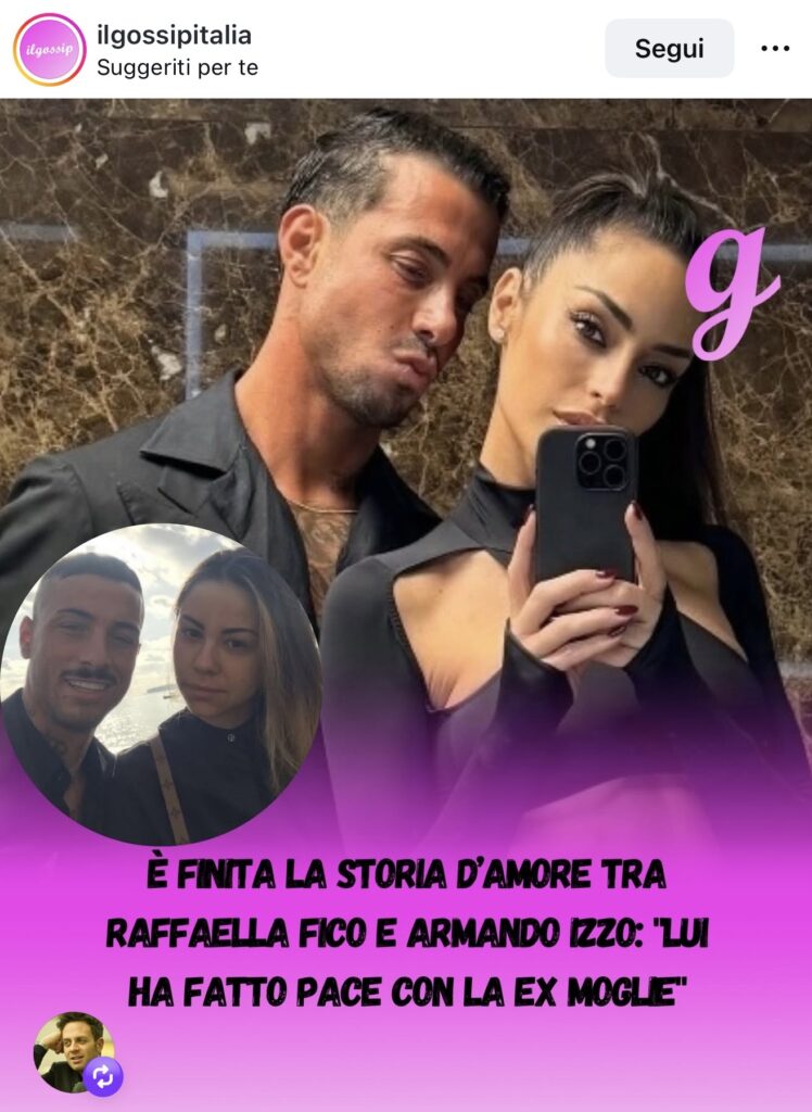 Raffaella Fico e Armando Izzo si sono lasciati 2