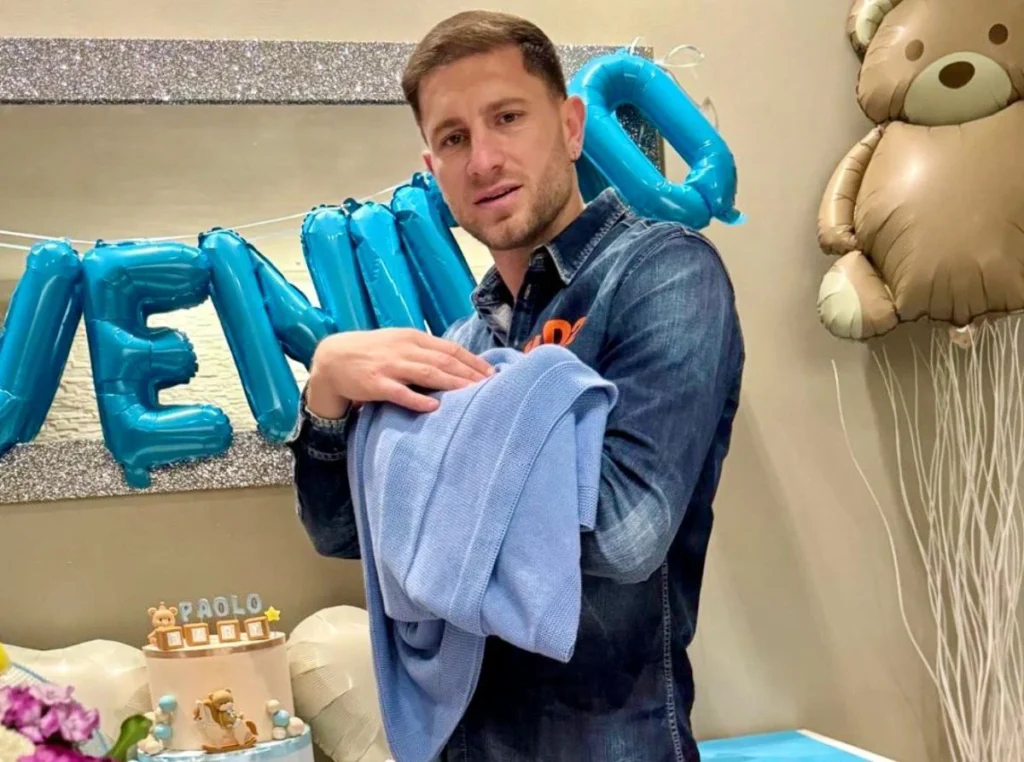 Salvatore Di Carlo diventa padre 3