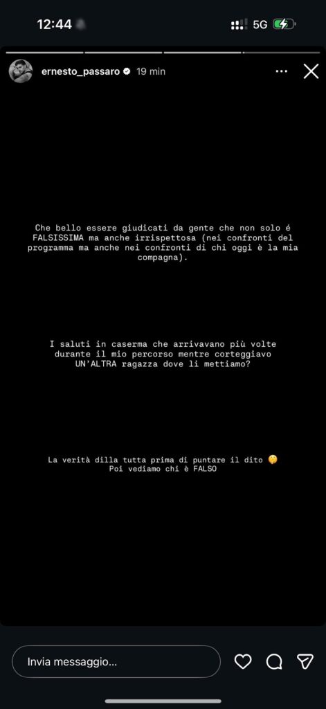 Uomini e donne, l’accusa di Ernesto a Sara che fa discutere 2