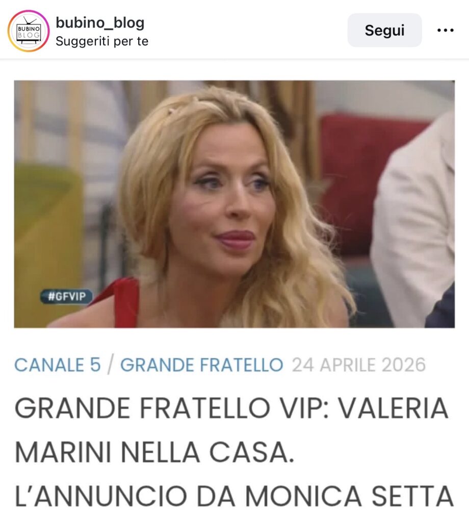 GFVIP, Valeria Marini entra nella casa 2
