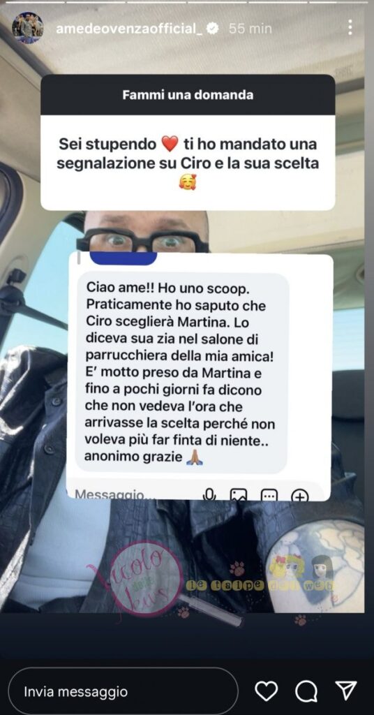 Uomini e donne, la scelta di Ciro 3
