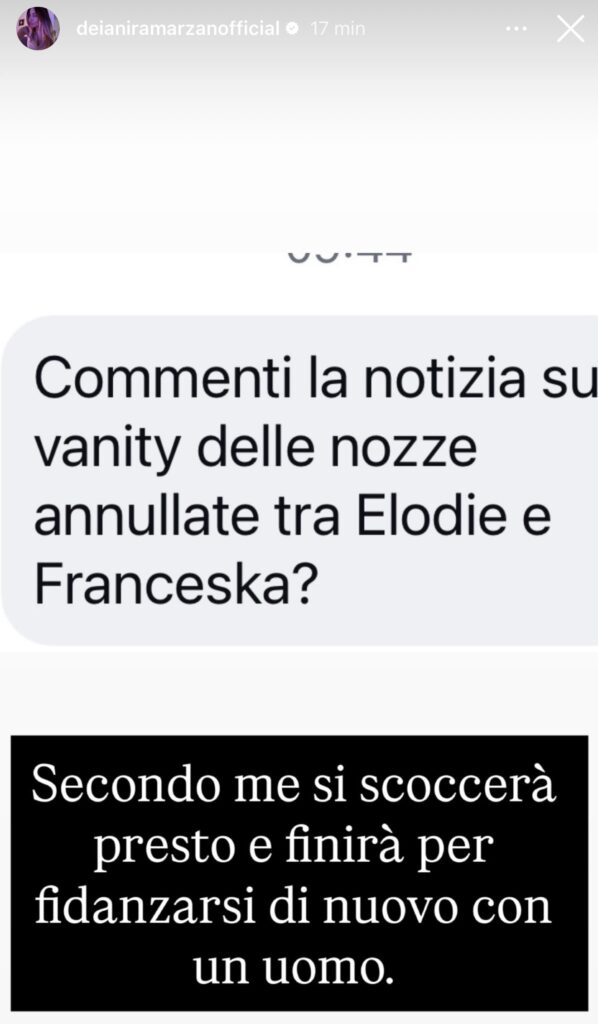 Elodie e Franceska in crisi? Salta il matrimonio? 2