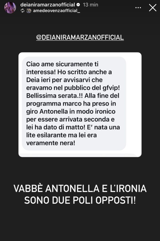 GFVIP, scontro dopo la finale tra Antonella e un altro gieffino 2