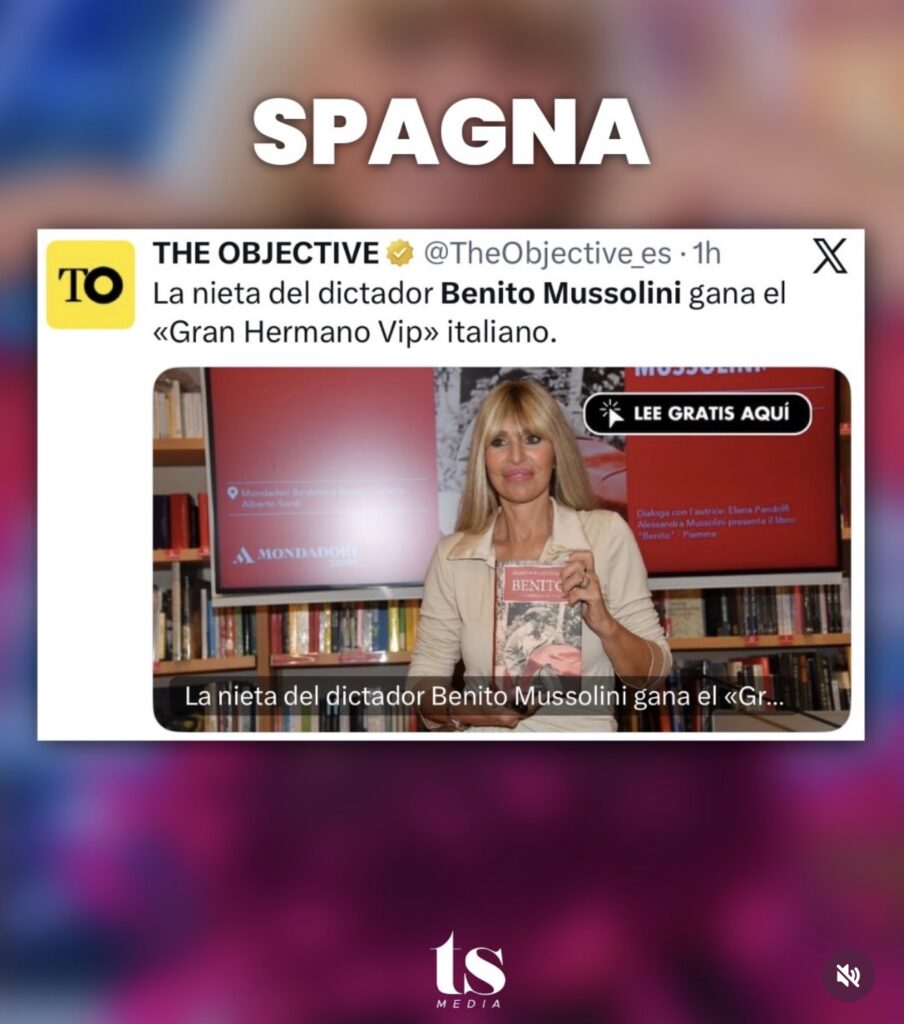 GFVIP, tutto il mondo parla della vittoria di Alessandra Mussolini 3