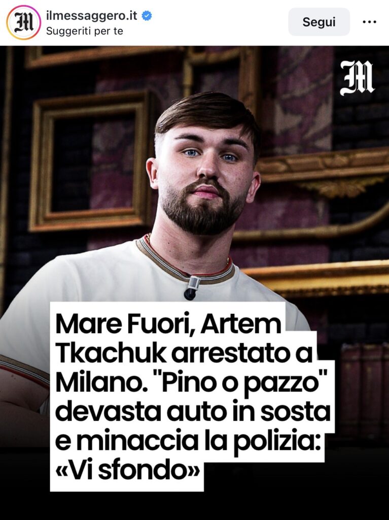 Artem Tkachuk e’ stato arrestato 2