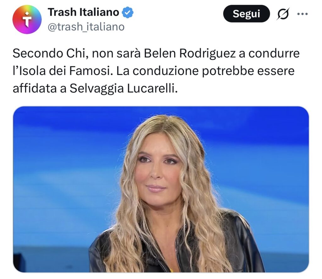 Isola dei famosi, salta il nome di Belen, ecco chi prenderà il suo posto 2