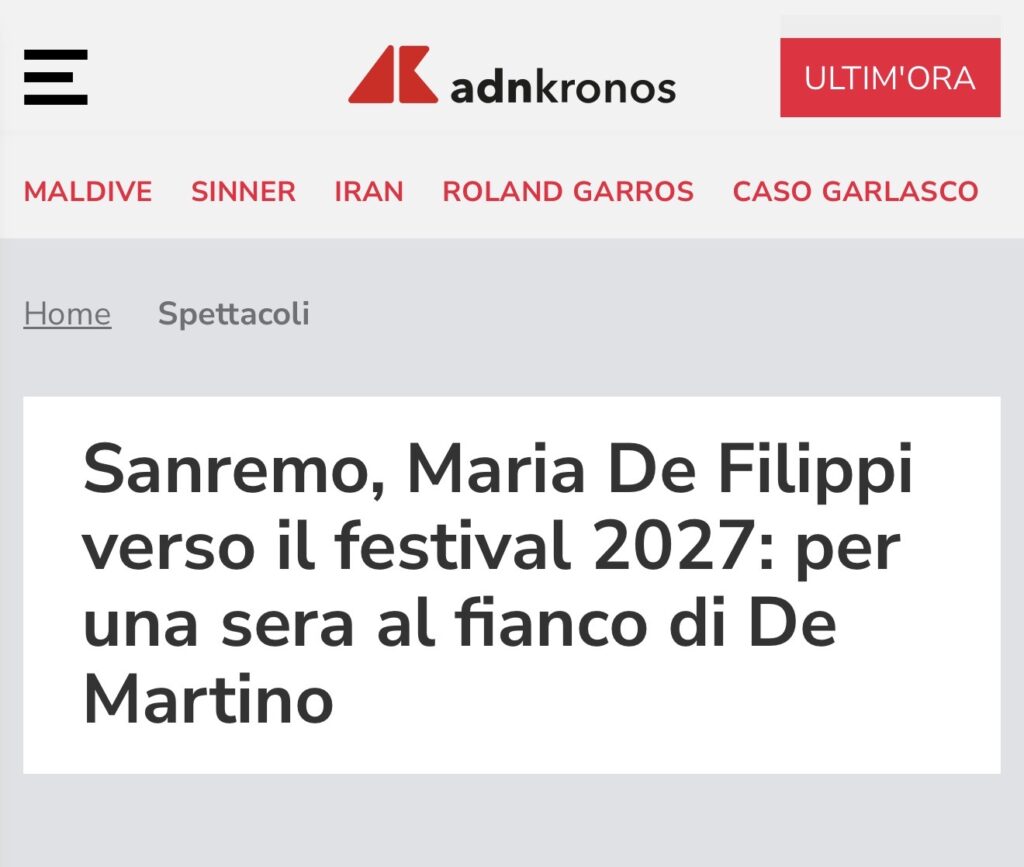 Sanremo 2027, Stefano De Martino ha già scelto la prima co conduttrice 2