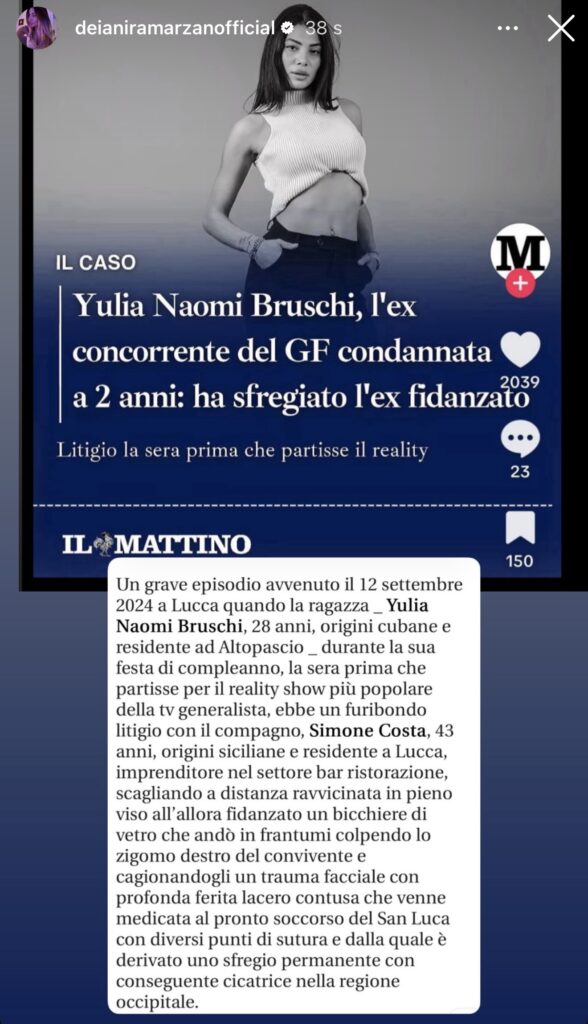GFVIP, ex concorrente condannata 3
