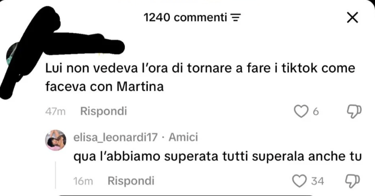 Uomini e donne, Elisa e la replica a chi la accusa di copiare Martina 2