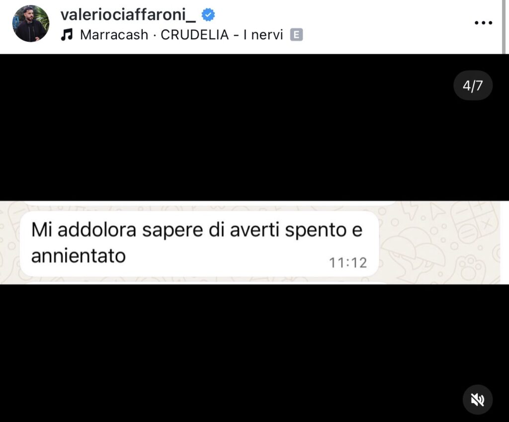 Temptation Island, Valerio pubblica i messaggi che gli ha scritto Sara 4