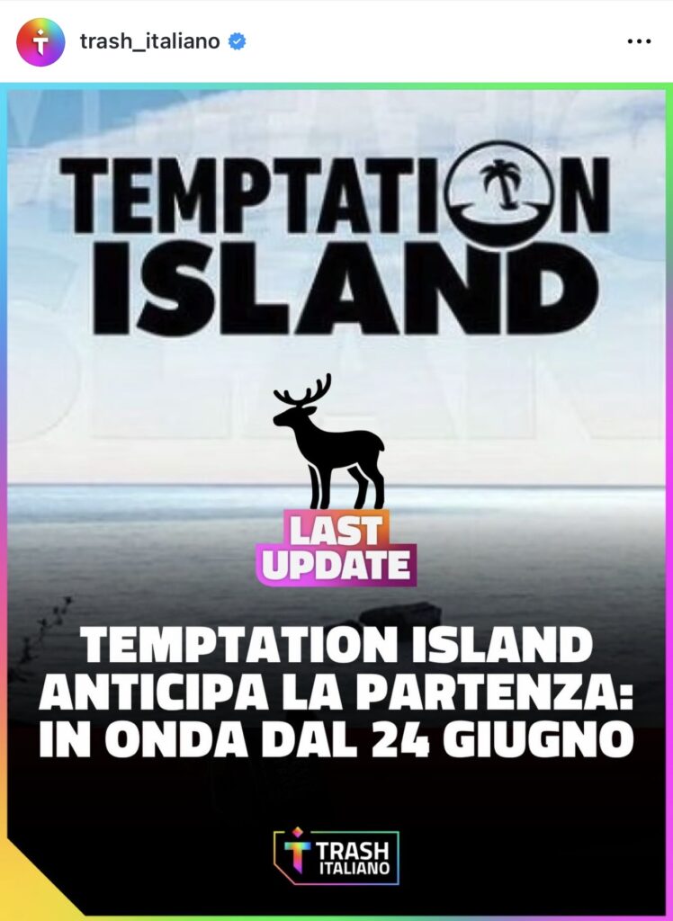 Temptation Island, la data di inizio è stata anticipata 2