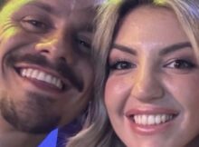GFVIP, bacio tra Lucia e Renato durante la festa 6