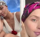 Natalia Paragoni rasa i capelli durante la chemioterapia, le immagini che commuovono 7