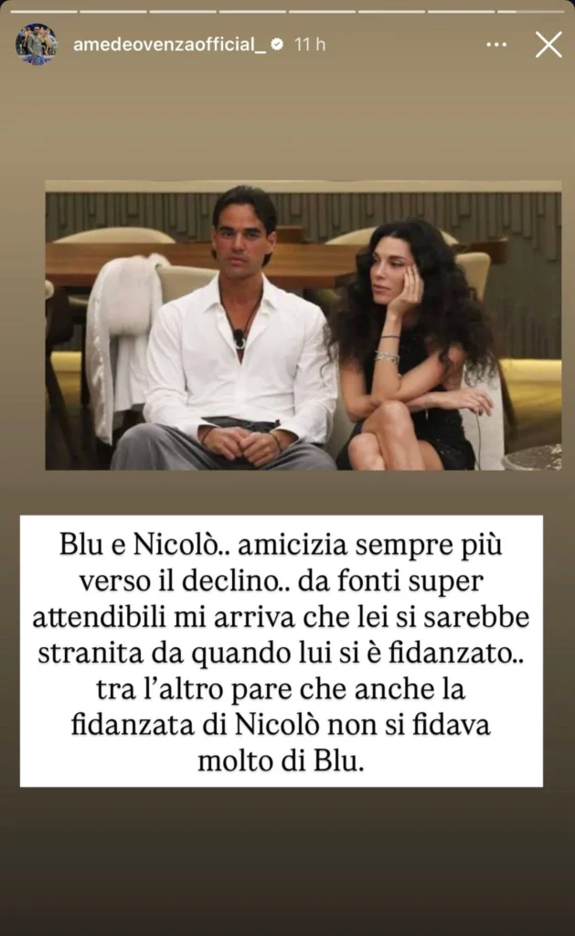GFVIP, Nicolò e Blu hanno litigato 2
