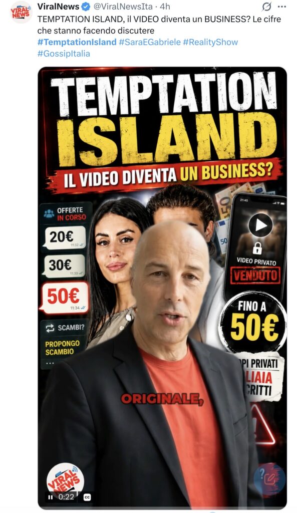Temptation Island, offerte in denaro per vedere i video di Sara e Gabriele 2
