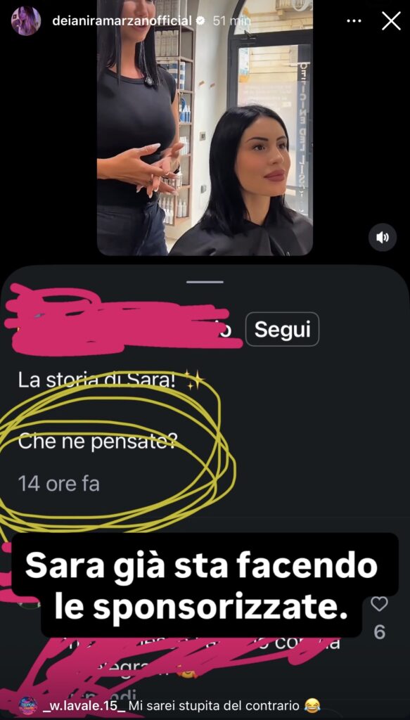 Temptation Island, Sara e le prime sponsorizzazioni 2