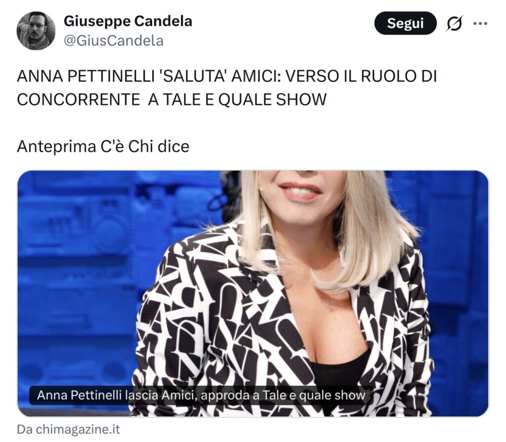 Amici di Maria De Filippi, prof di canto lascia la scuola 2