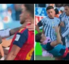 Mondiali, il calciatore dell’Argentina aggressive e picchia i calciatori della Spagna 9