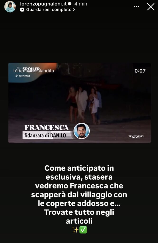 Temptation Island, Francesca scappa dal villaggio 2