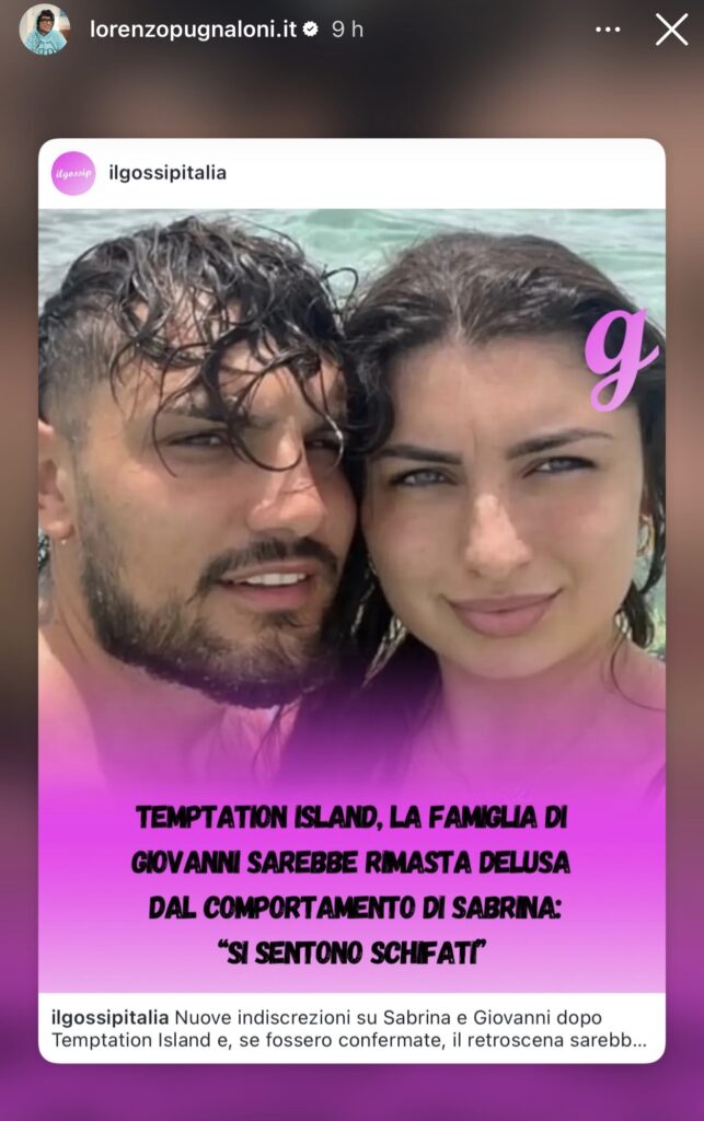 Temptation Island, la famiglia di Giovanni contro Sabrina 2