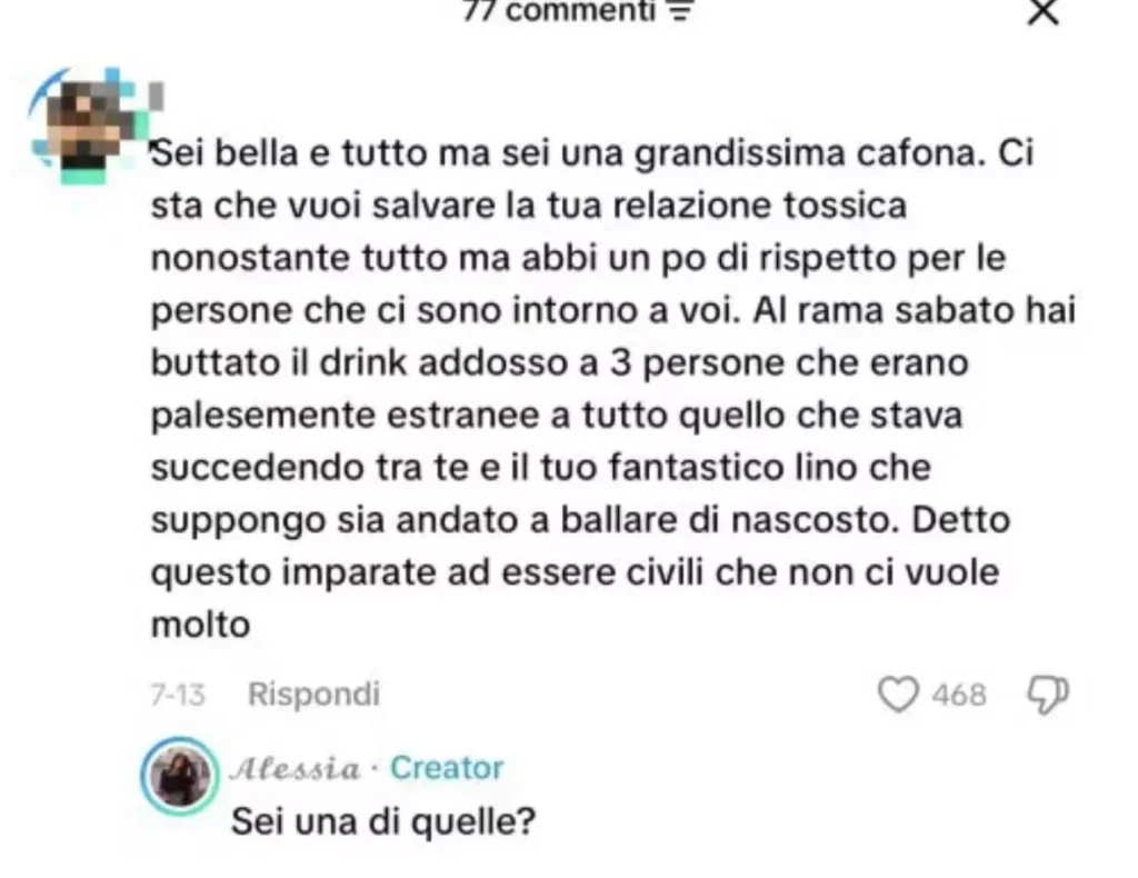 Temptation Island, Alessia lancia un drink contro Lino e colpisce tre ragazze 2