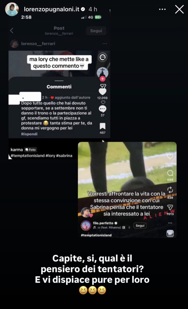 Temptation Island, Lory contro Sabrina 2
