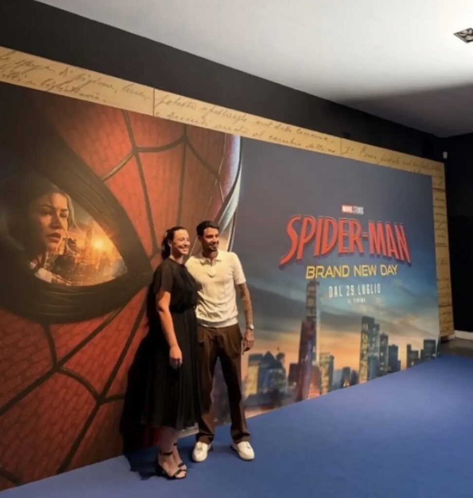 Temptation Island, Cristian alla presentazione del nuovo film di Spider Man 2