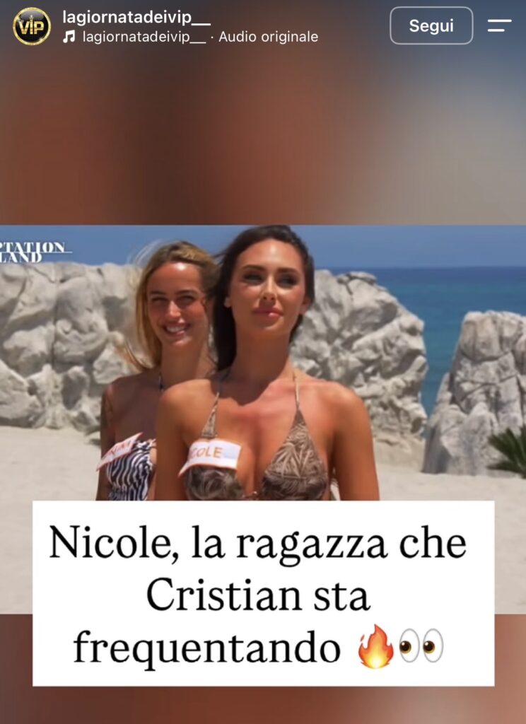 Temptation Island, Cristian frequenta una tentatrice, ecco chi è 2