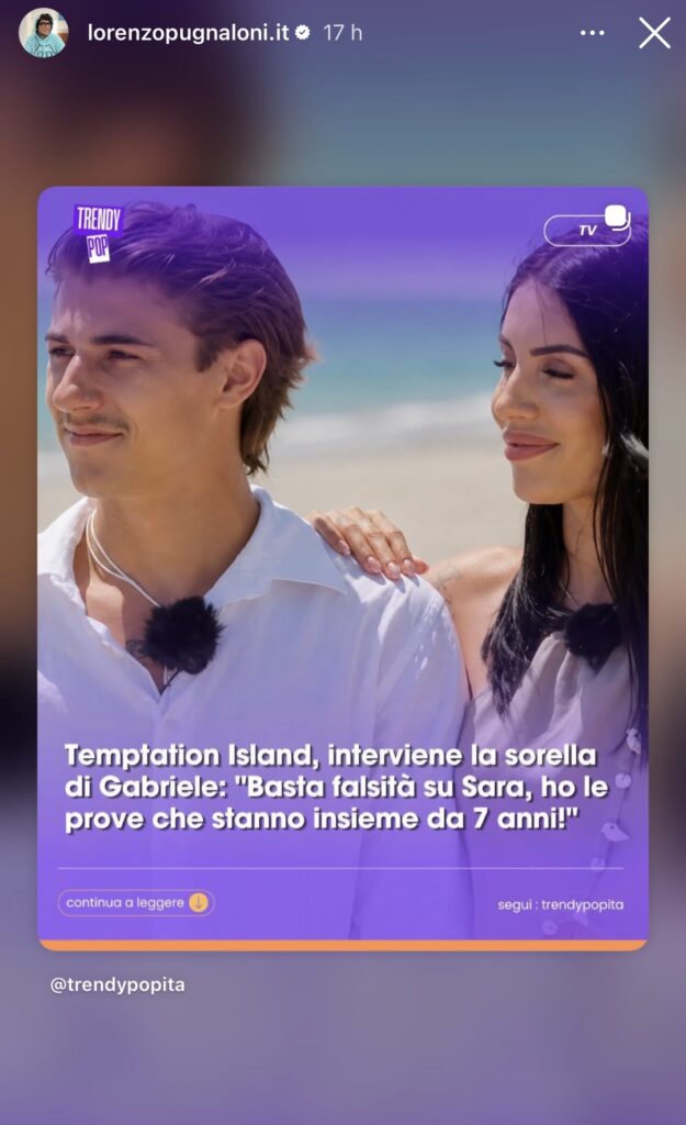 Temptation Island, parla la sorella di Gabriele 4