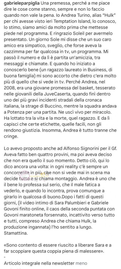 Temptation Island, Andrea e Sara stanno insieme 3