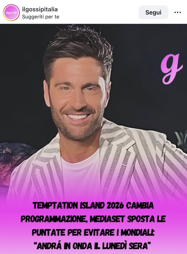 Temptation Island, cambio di programmazione 2