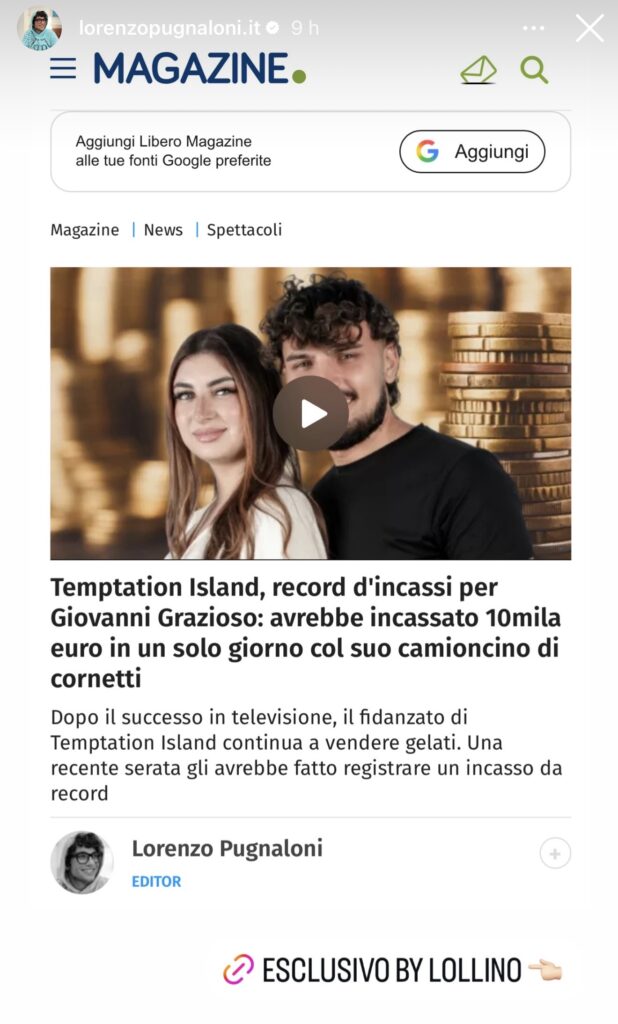 Temptation Island, l’incasso record di Giovanni 2
