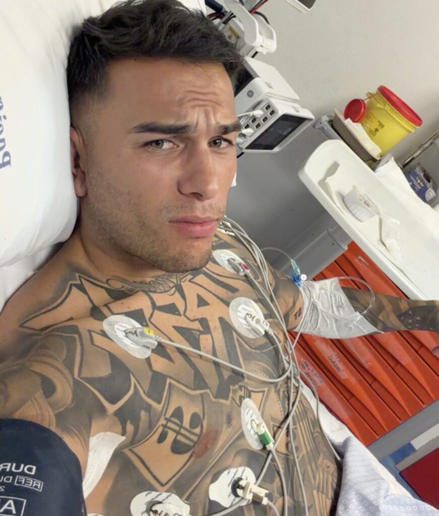 Raul ricoverato in ospedale 2