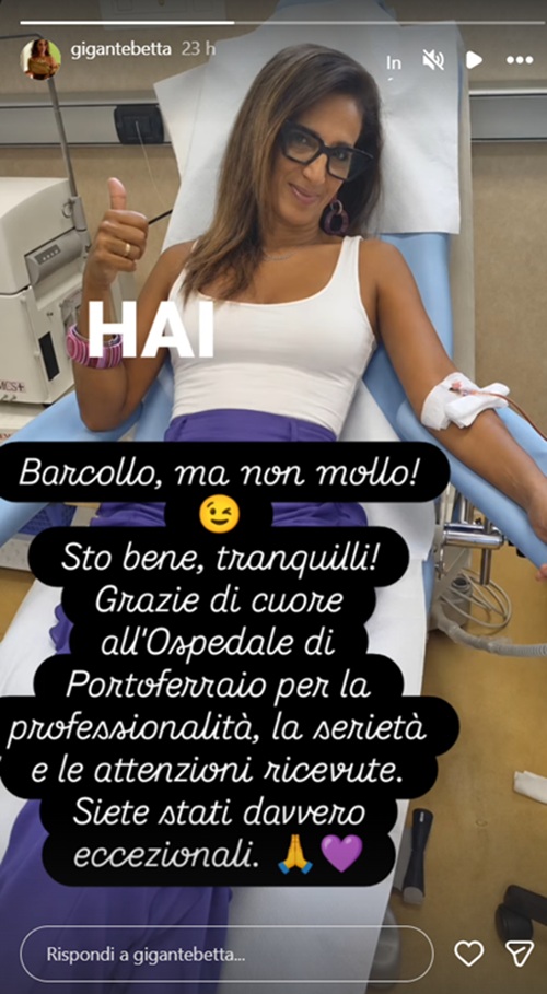 Uomini e donne, Elisabetta ricoverata in ospedale 2
