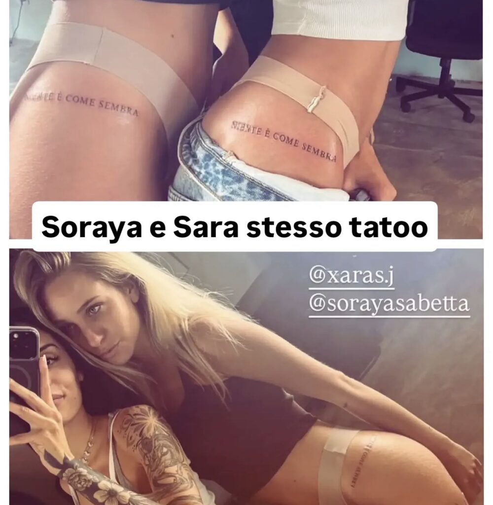 Temptation Island, Sara e Soraya fanno un tatuaggio insieme 2